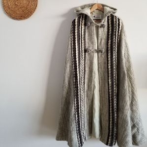 Rare Vintage Wool Cape
